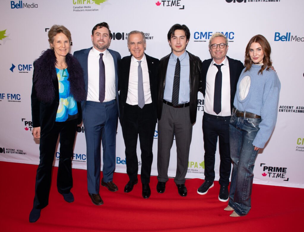 オタワでのハドソン・ウィリアムズさんらHeated Rivalry チームとマーク・カーニー首相