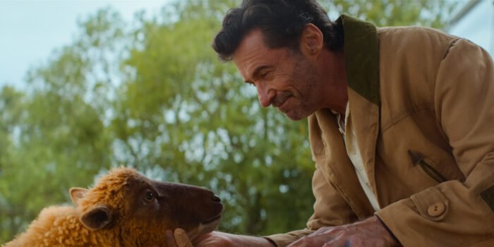 (L to R) Julia-Louis Dreyfus as the voice of Lily and Hugh Jackman as George Hardy in THE SHEEP DETECTIVES, from Amazon MGM Studios.
Photo credit: Courtesy of Amazon MGM Studios
© 2026 Amazon Content Services LLC. All Rights Reserved.
